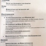 Speisekarte