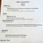 Speisekarte