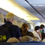 Warten aufs Aussteigen