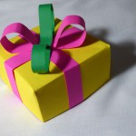 Faltschachtel beim Papier Origami